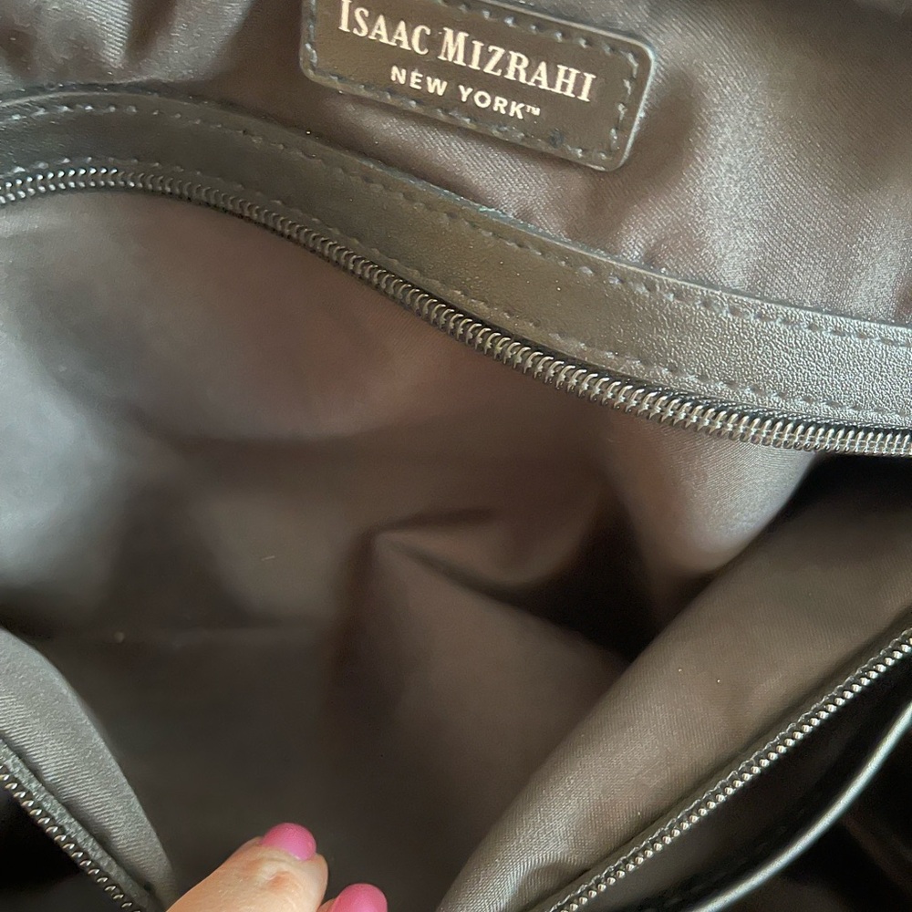 Isaac Mizrahi Black Nylon Handbag - Picture 6 of 12